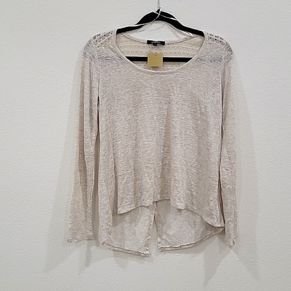 Small thin cream long sleeves